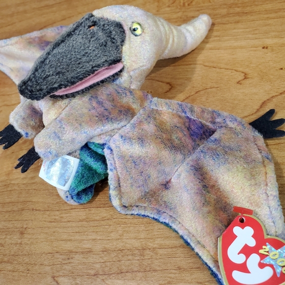 Ty Beanie Babies Collection SWOOP The Pterodactyl Plush Toy NWT Vintage Retired - Picture 5 of 11